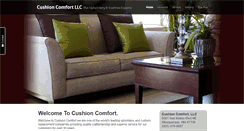 Desktop Screenshot of cushioncomfort.biz